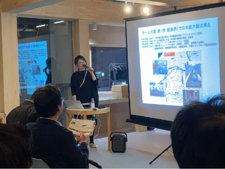 杉本氏によるβ本町橋のご説明